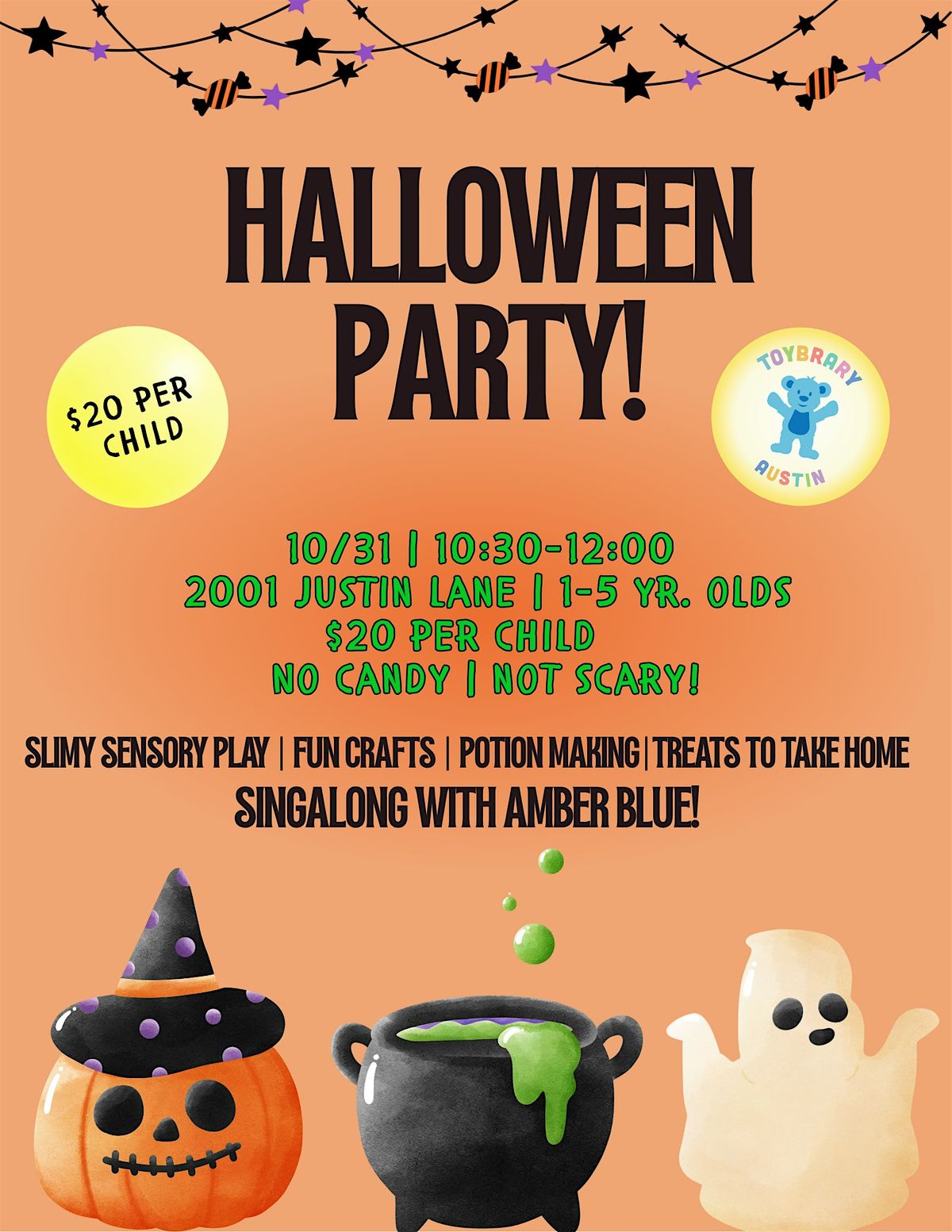 Halloween Party at Toybrary Austin