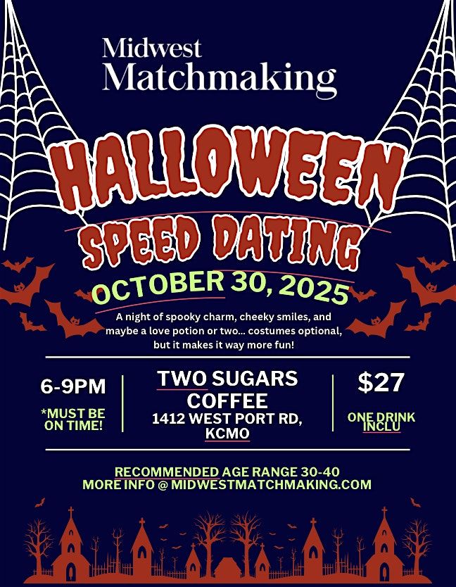 Halloween Speed Dating (Ages 30-40) hosted by Midwest Matchmaking