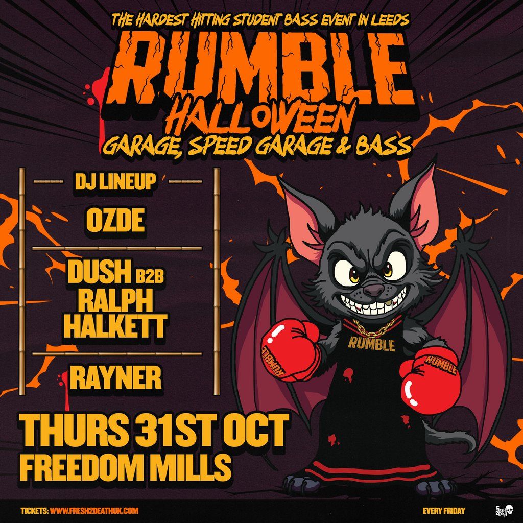 RUMBLE Halloween w\/ OZDE - Garage, Speed Garage & Bass