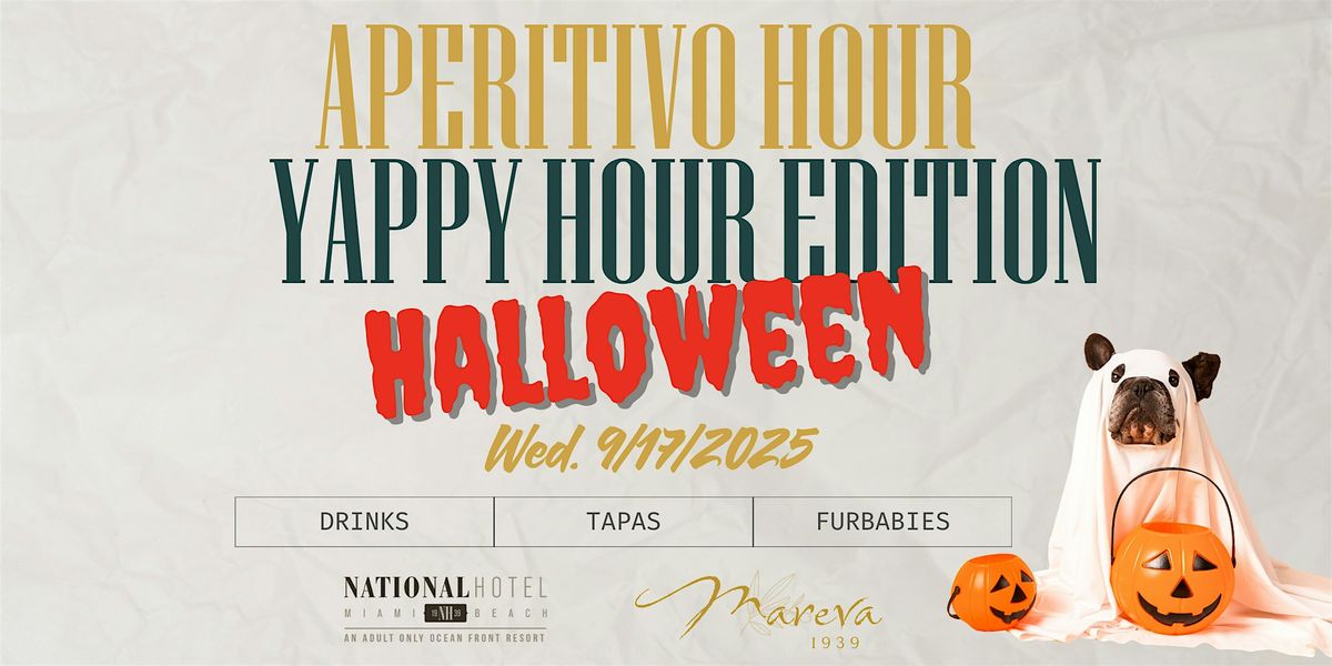 Yappy Hour At The National- Halloween Edidtion