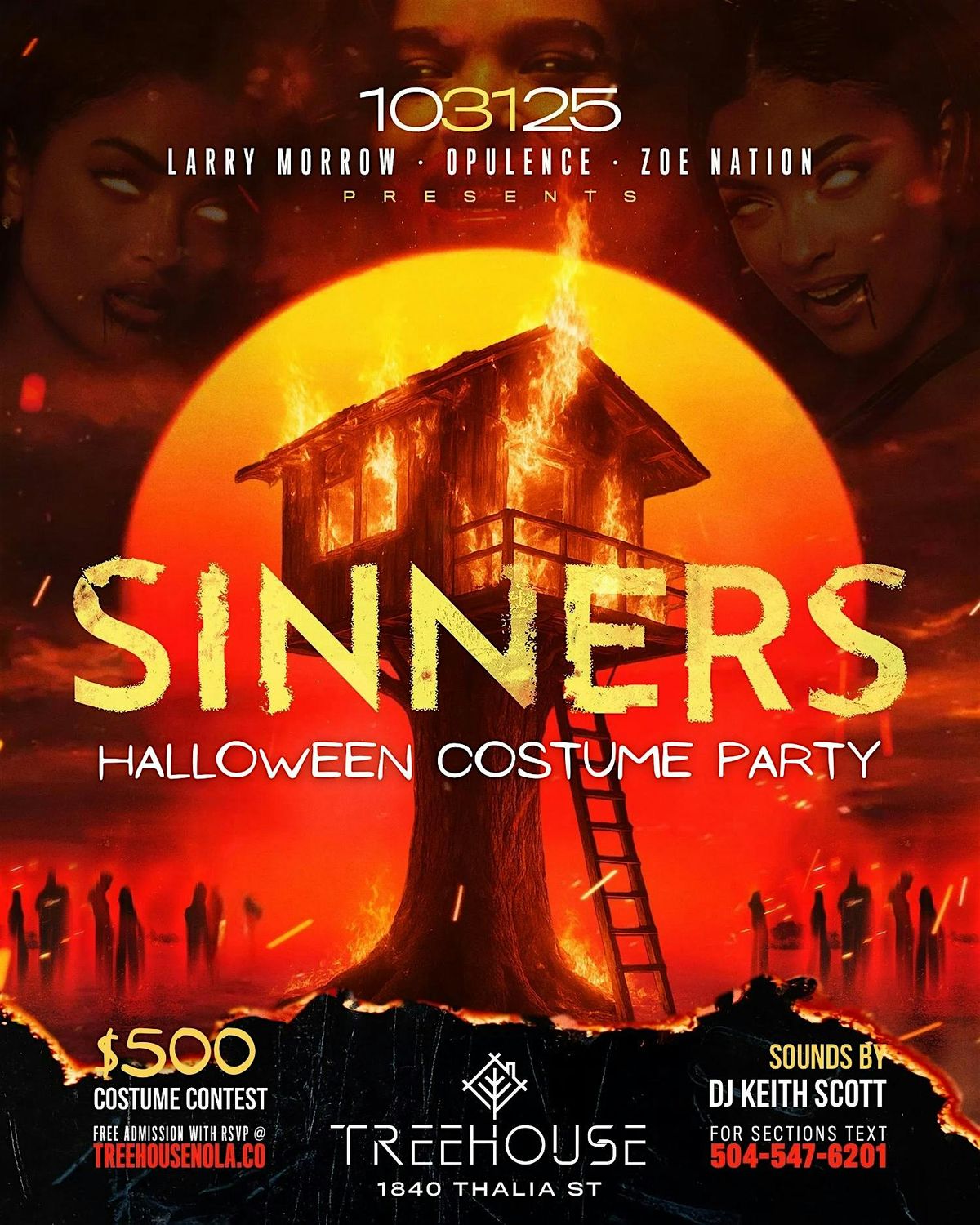 SINNERS Halloween Costume Party @ TREEHOUSE 10\/31