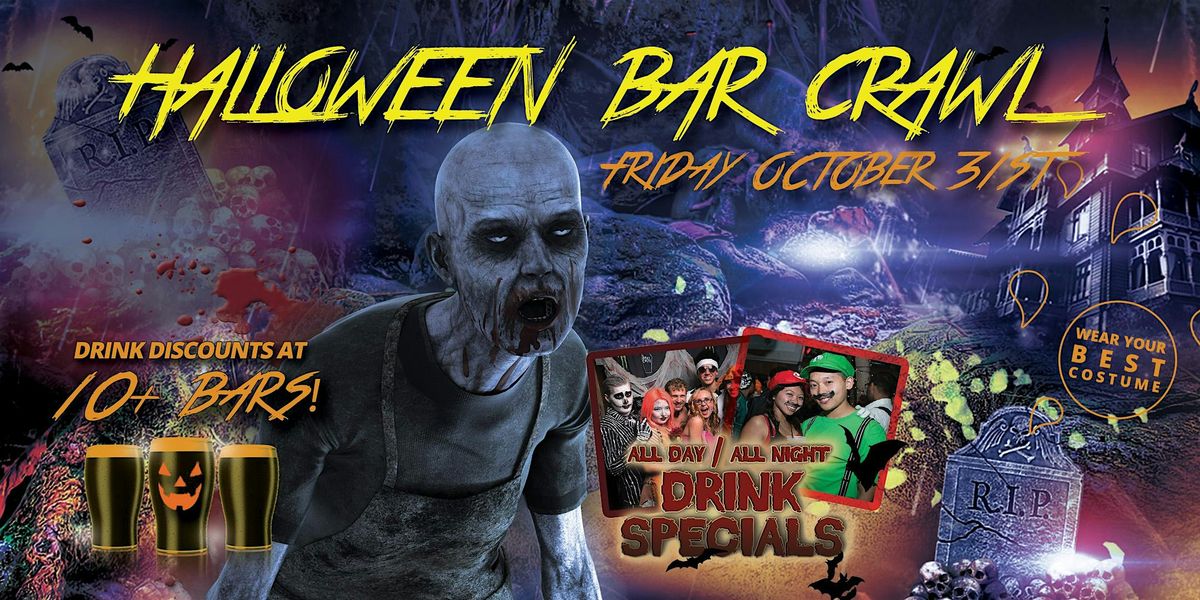 SAN DIEGO HALLOWEEN BAR CRAWL - 10+ Bars - Oct 31st