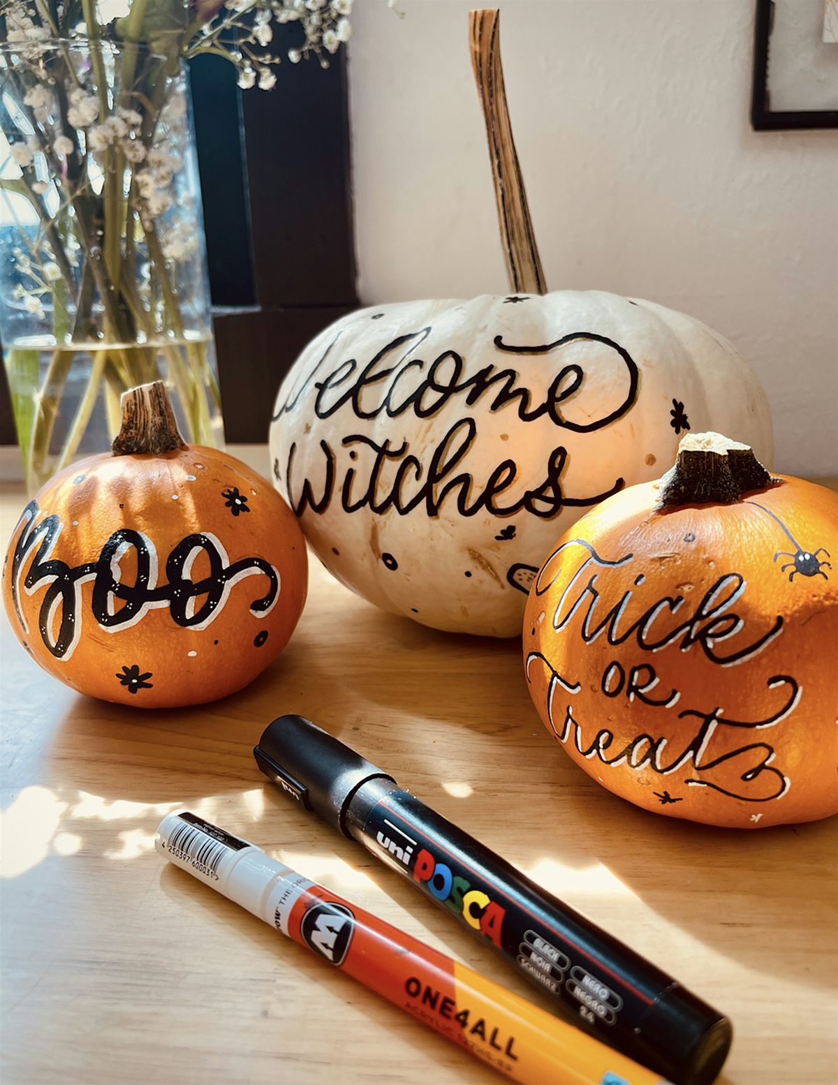 Creative Lettering on Pumpkins Workshop
