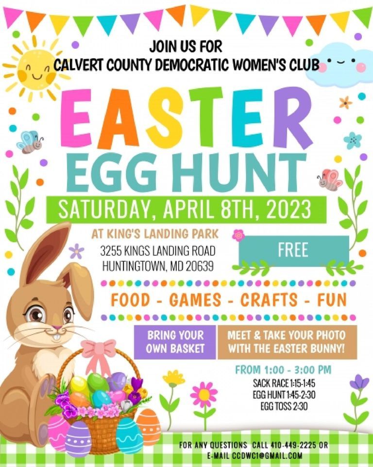 Easter Egg Hunt and More Kings Landing Park, Huntingtown, MD April