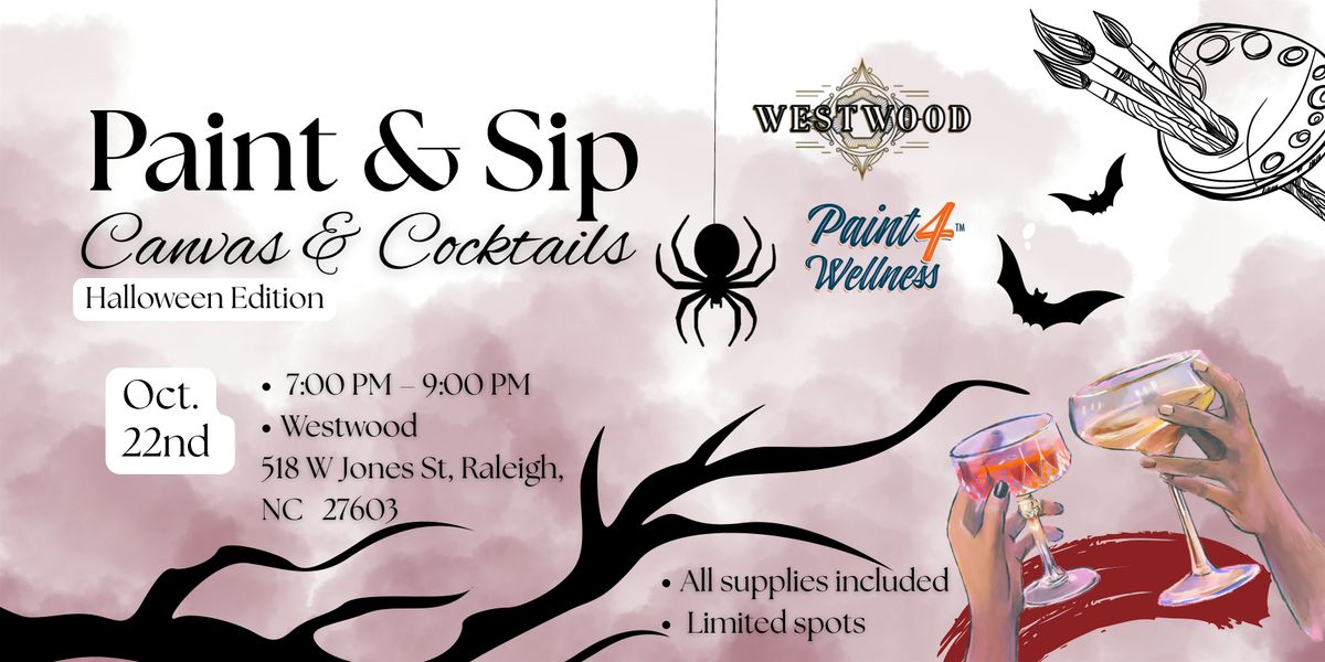 Halloween Paint and Sip Night | Canvas & Cocktails
