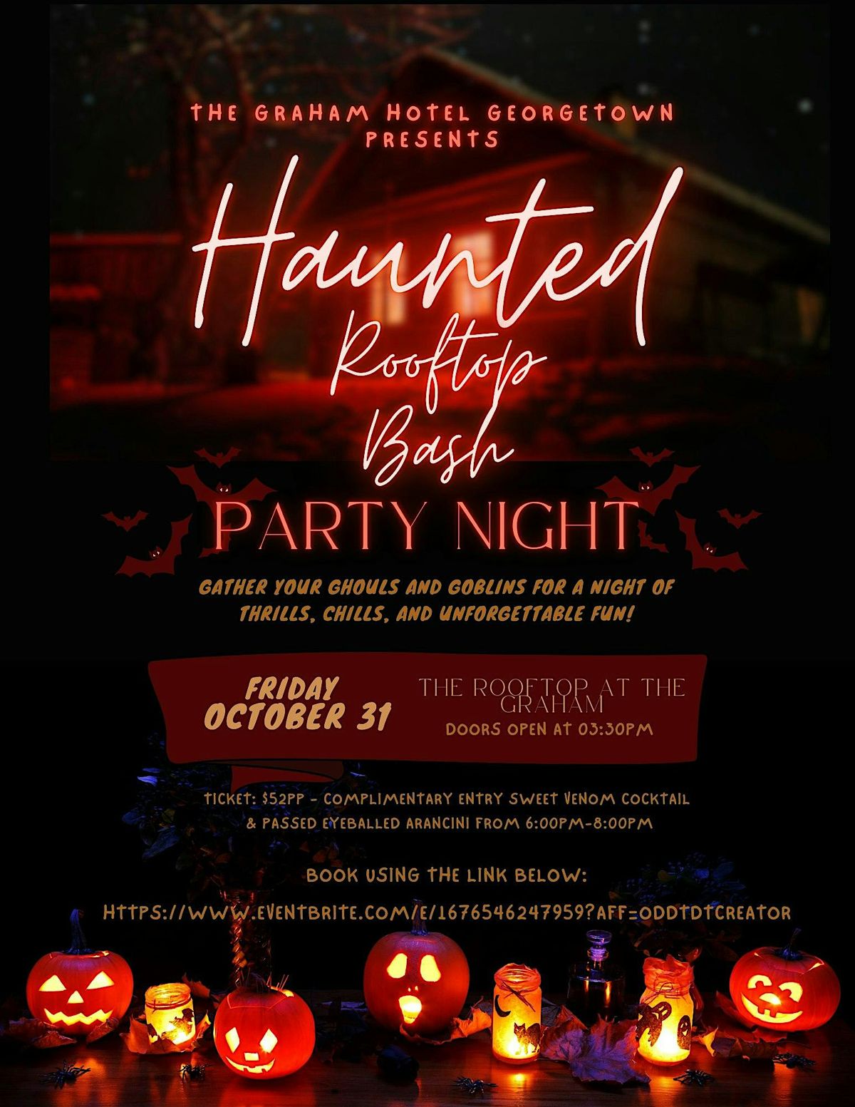 Haunted Rooftop Bash Halloween Party
