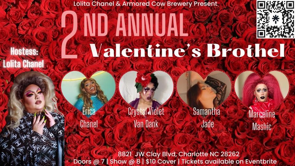 2nd Annual Valentine's Brothel | Armored Cow Brewing Co., Charlotte, NC |  February 18, 2023