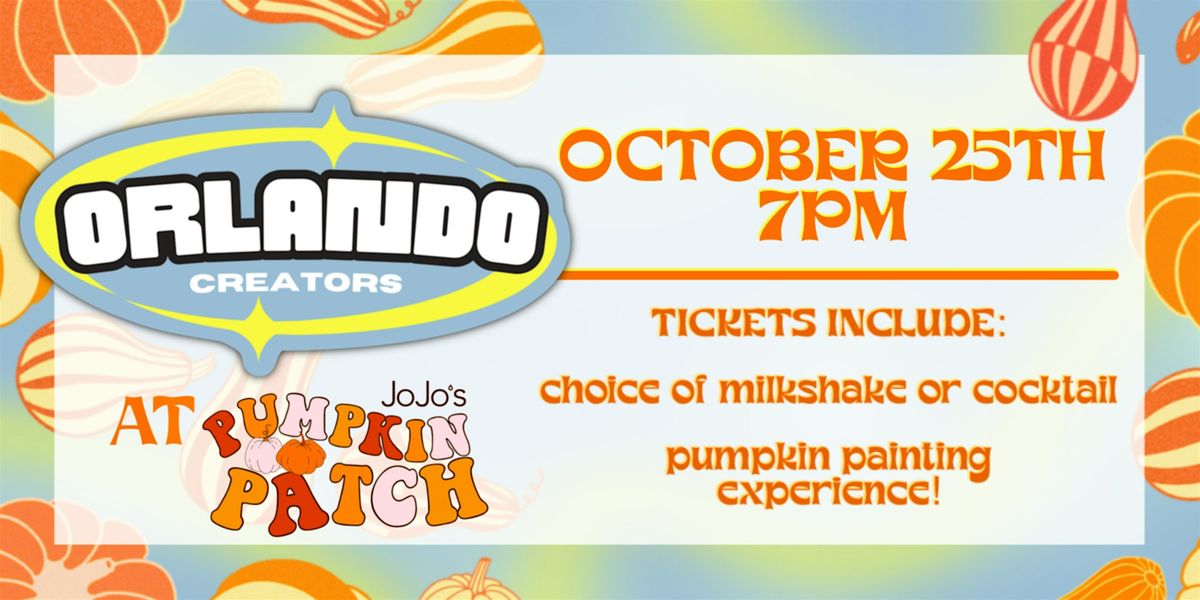 Orlando Creators at JoJo's Pumpkin Patch!