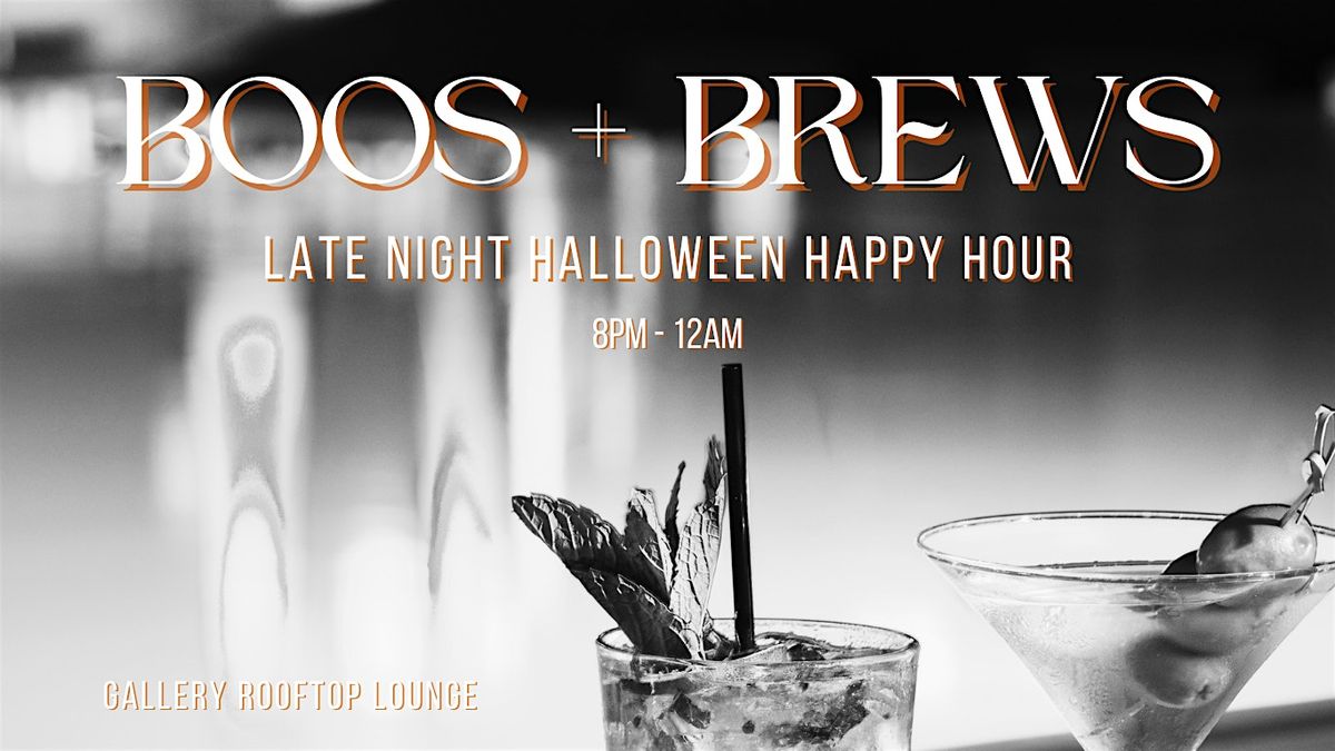 Boos + Brews: Adult Pre Halloween Late Night Happy Hour