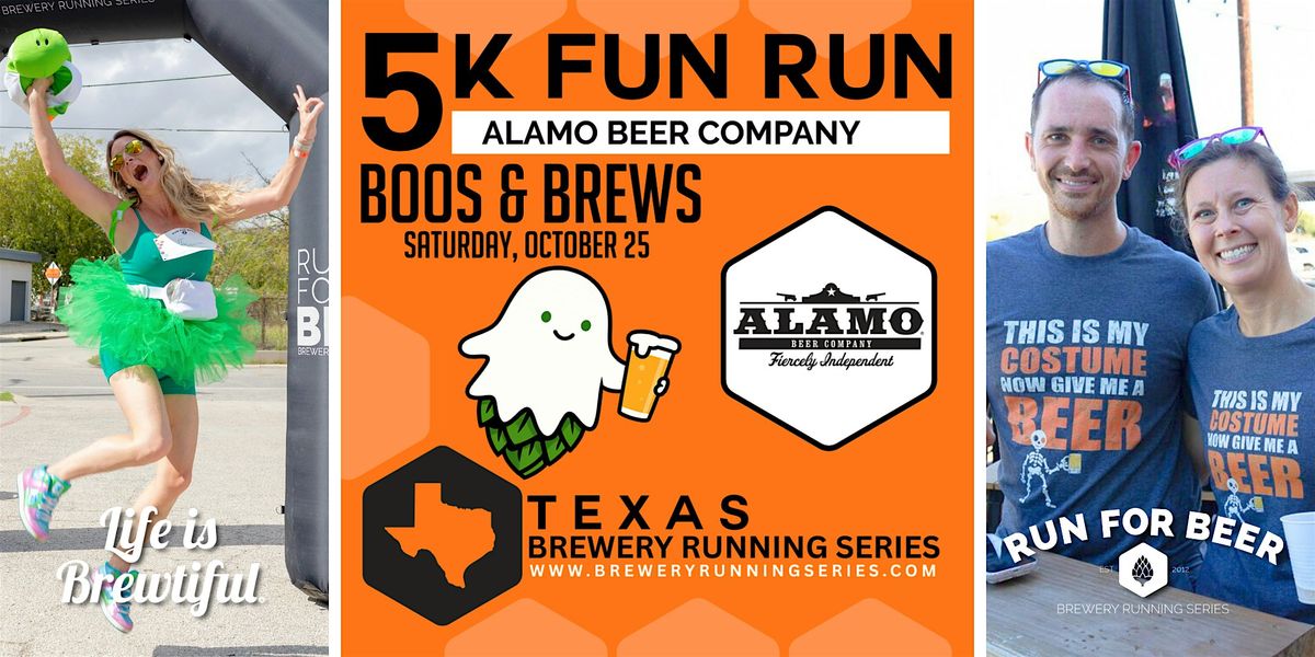 Boos & Brews 5k x Alamo Beer Company | Texas Brewery Running Series