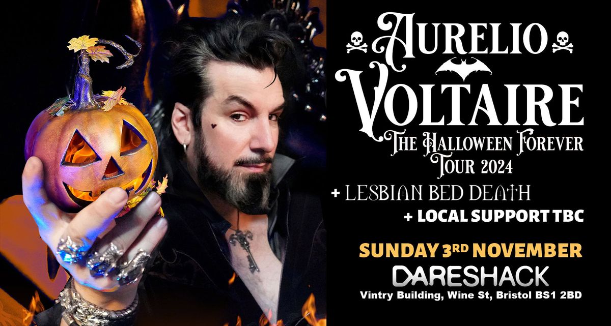 AURELIO VOLTAIRE - The Halloween Forever UK Tour 2024 + Lesbian Bed Death 