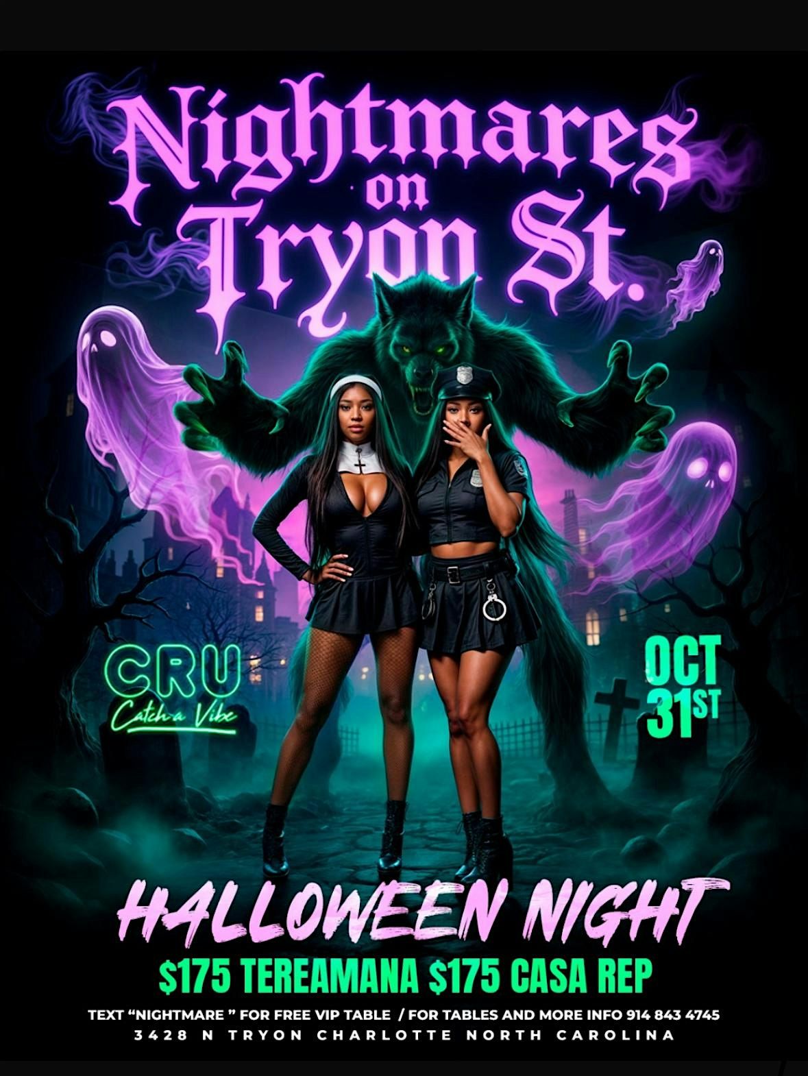 Nightmares on Tryon St. \u2013 Halloween Night
