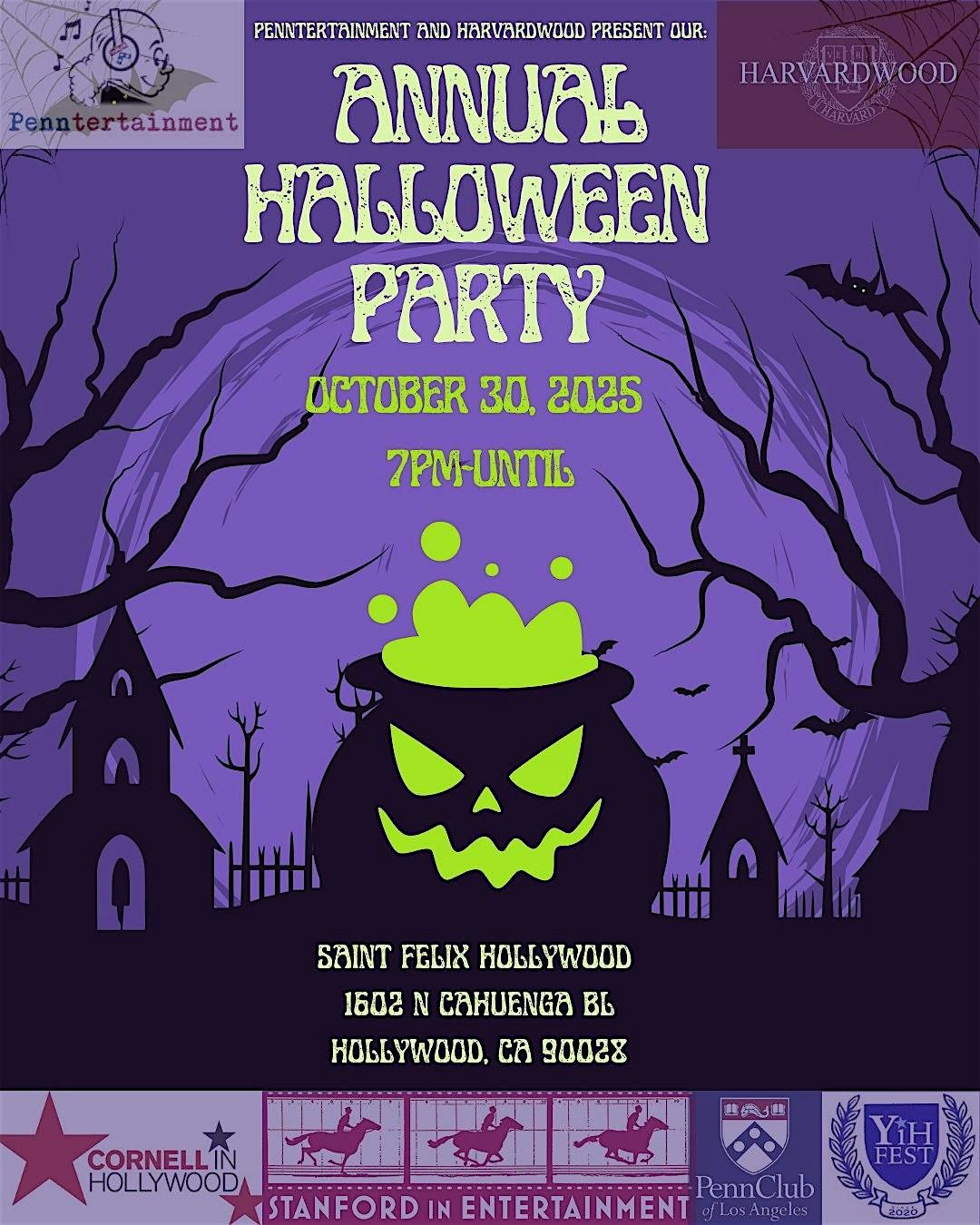 Annual Penntertainment Harvardwood Halloween Party