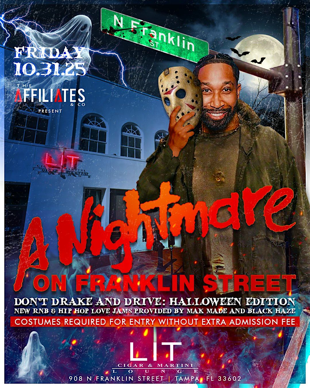 #ANightmareOnFranklinSt #DontDrakeAndDrive - Halloween Edition