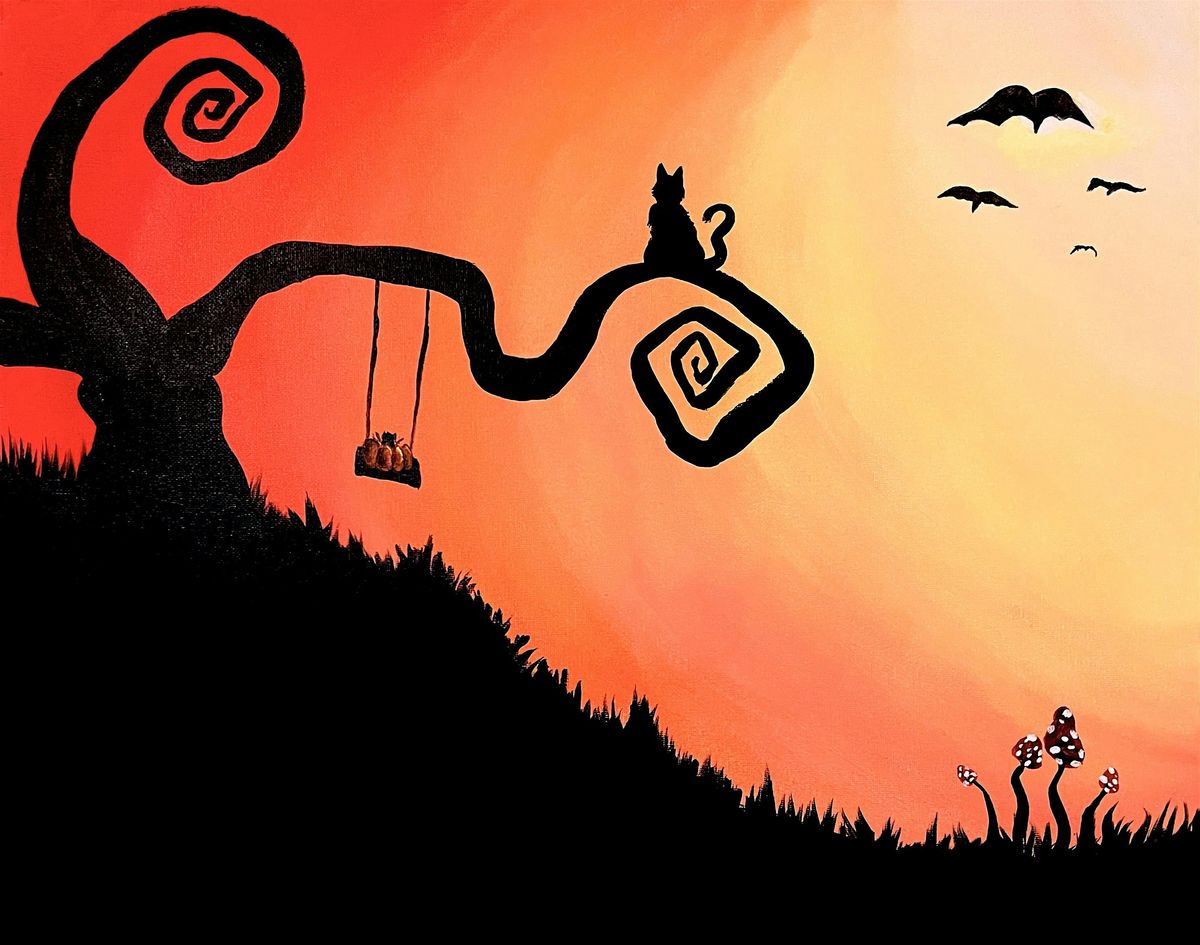 Candy Corn Sky Paint and Sip