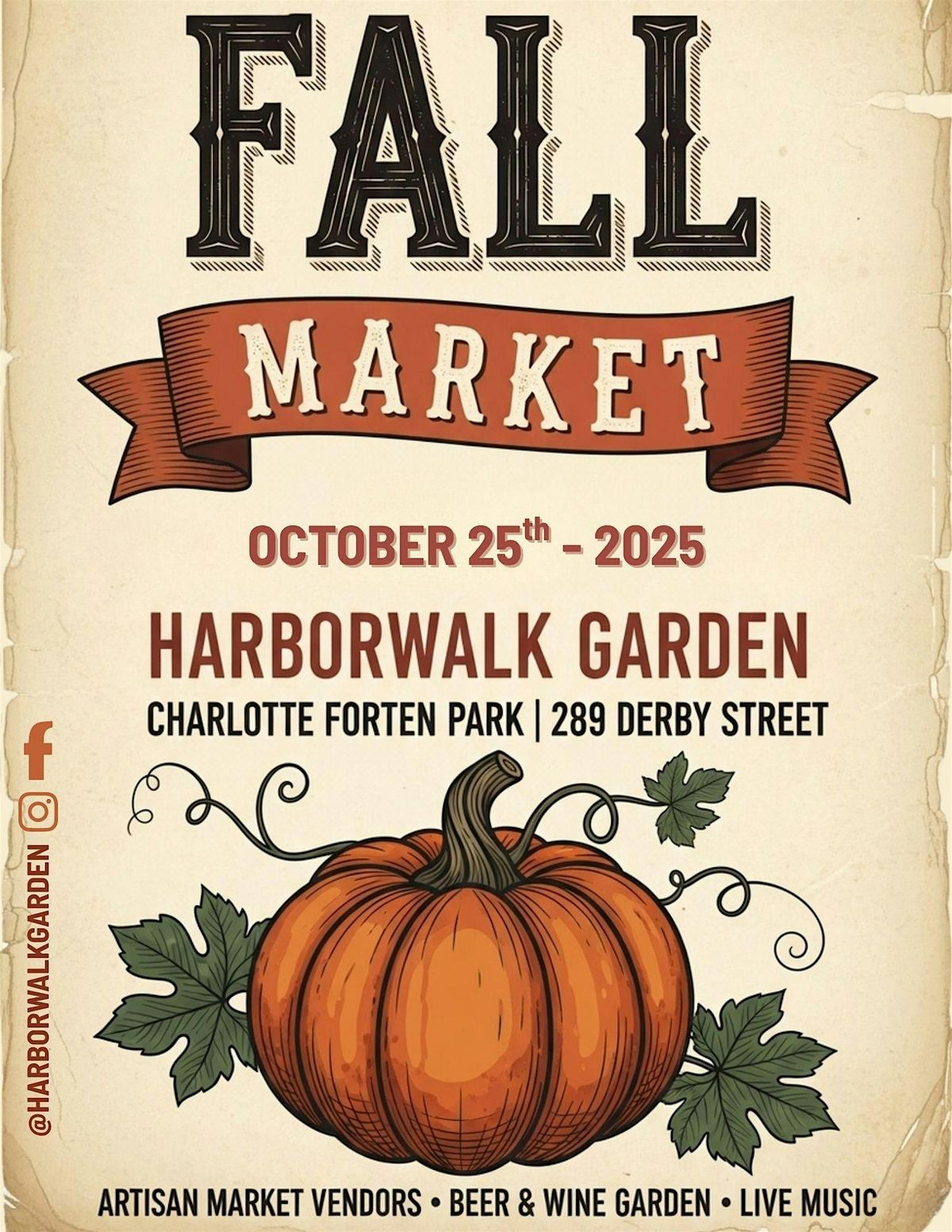 Salem Fall Market Series: Harborwalk Garden