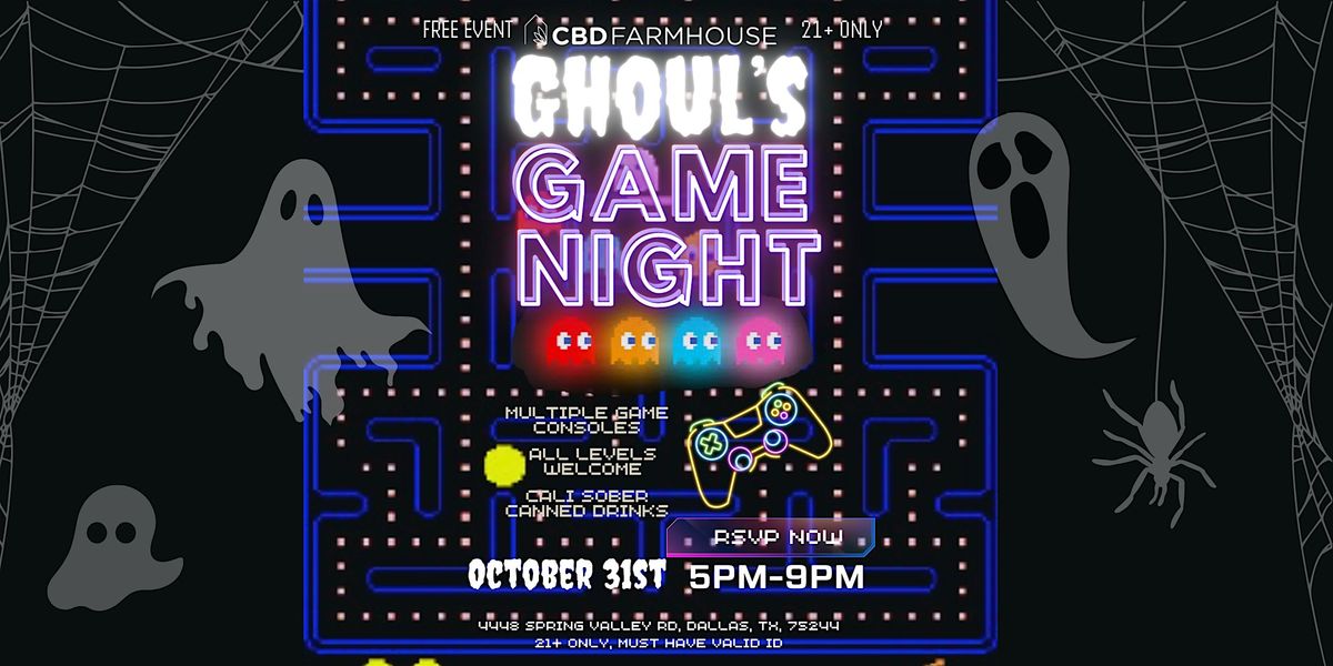 Ghoul's Game Night - Cali Sober Sip n Social Friday Night