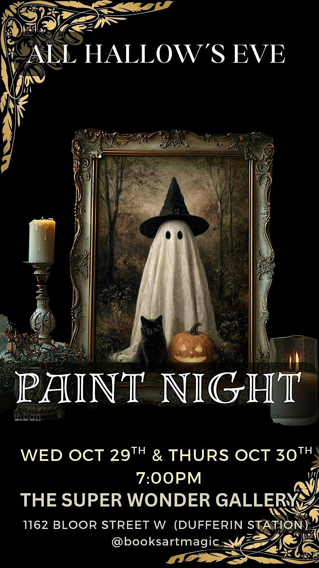 All Hallow's Eve Paint Night