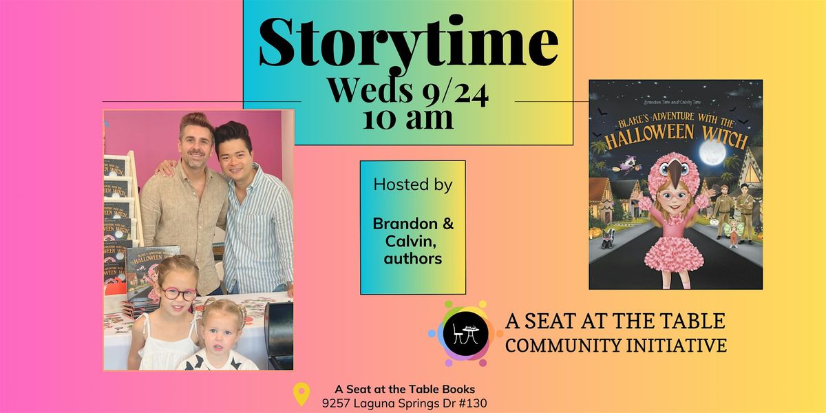 Weekday Storytime at the Bookstore w\/ Brandon & Calvin