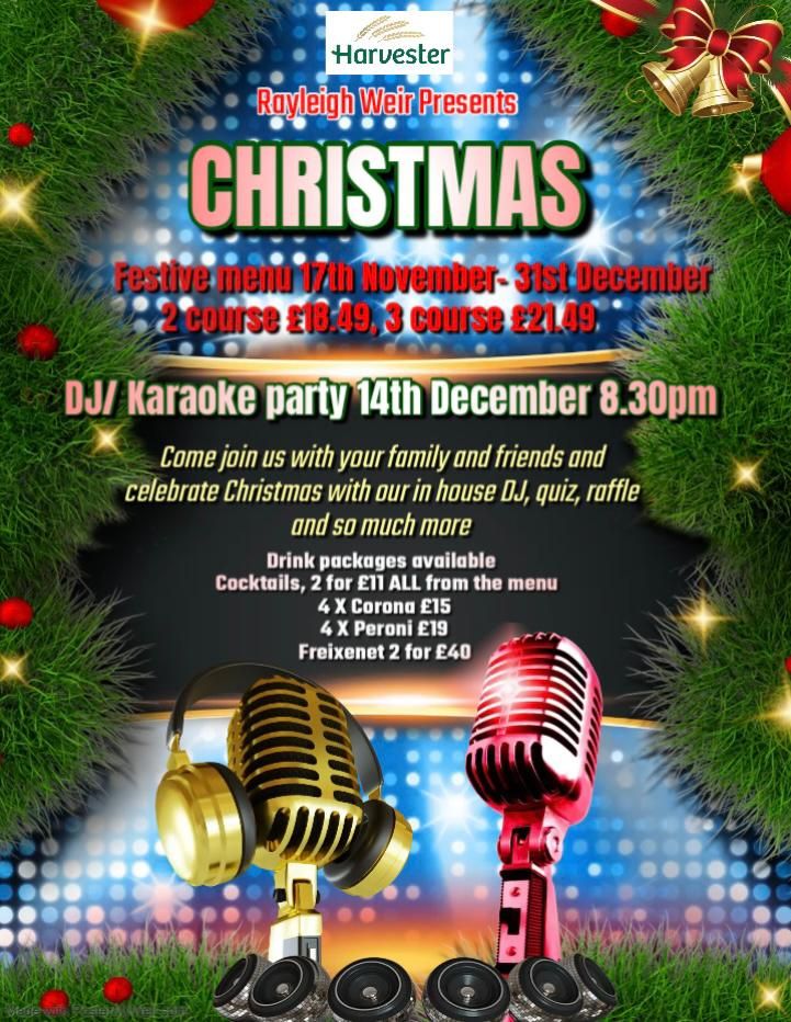 christmas party ?? | Harvester (Rayleigh, UK), Benfleet, EN | December ...