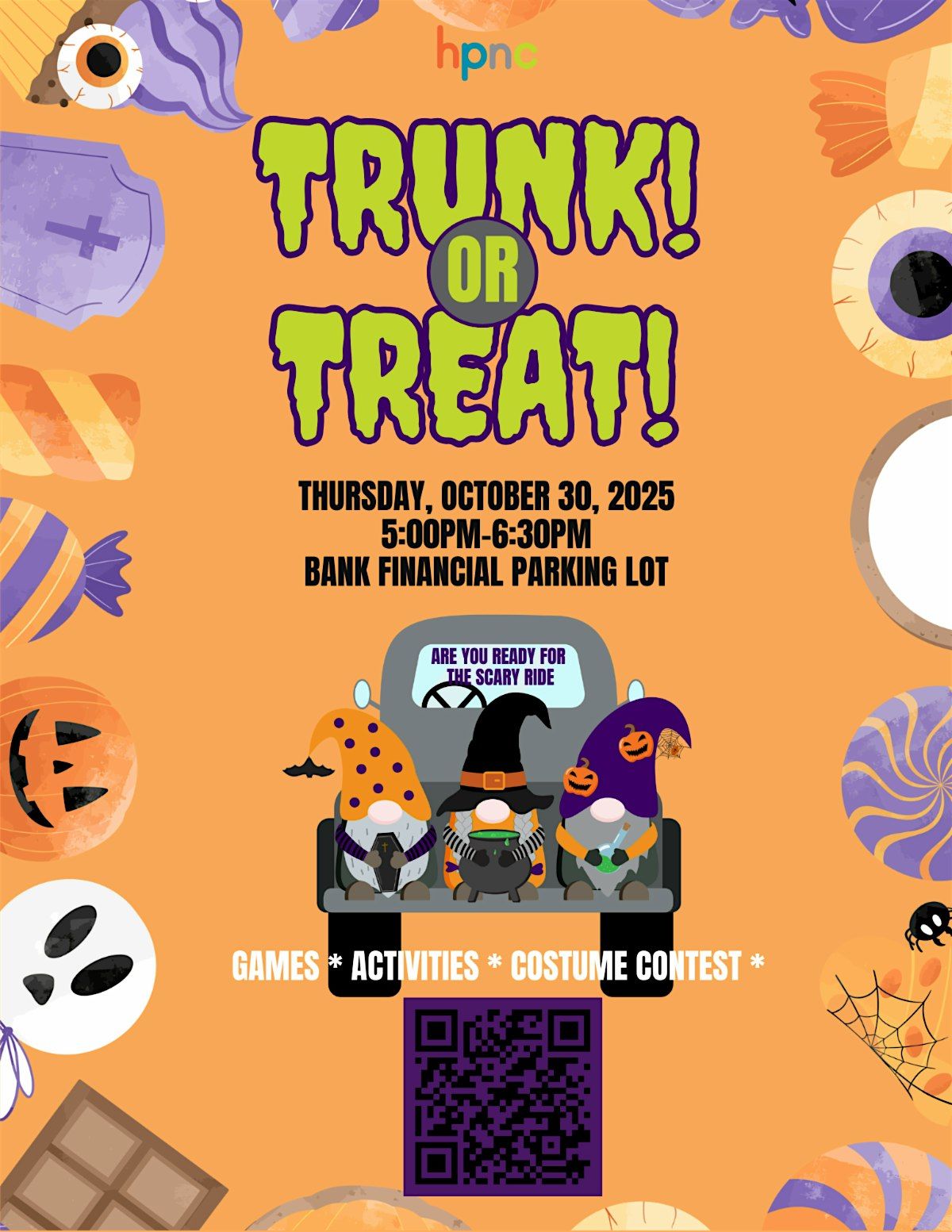 HPNC's Trunk-or-Treat Extravaganza