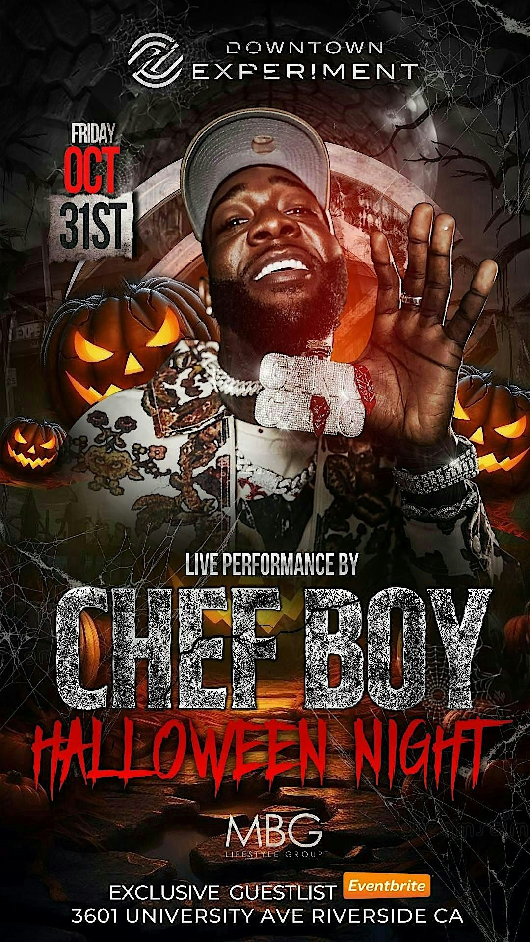 Chef Boy Live at Downtown Experiment \u2013 Halloween Night Party