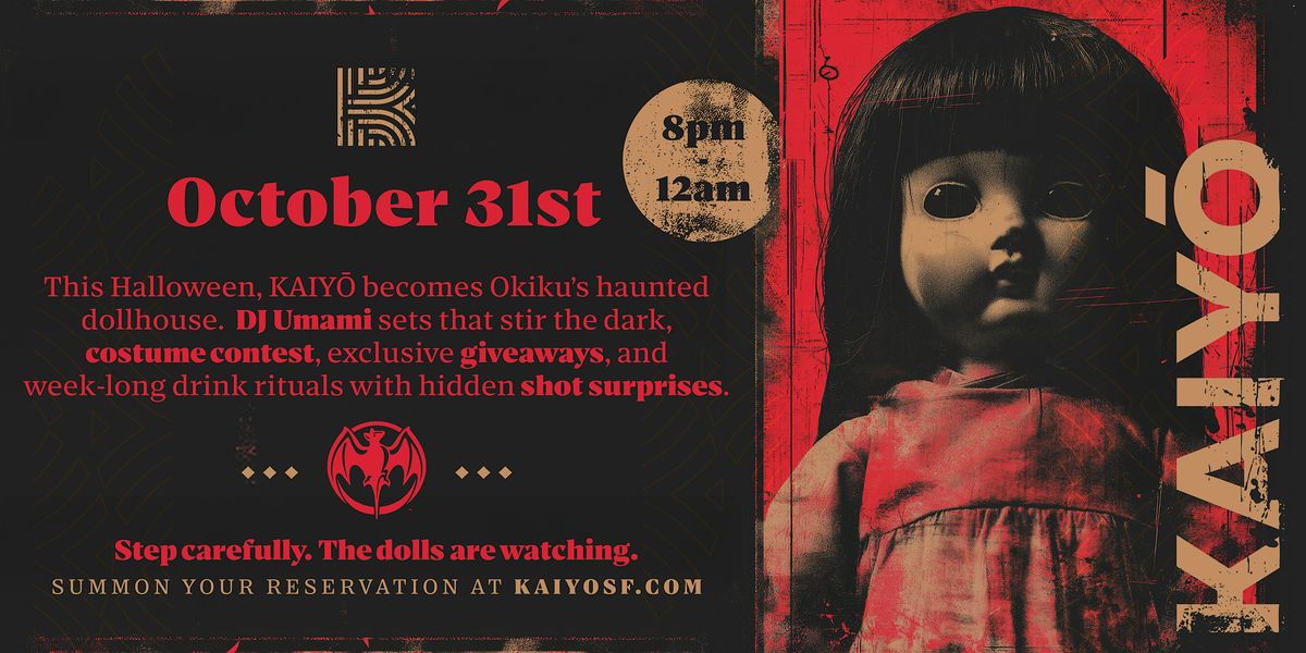 Okiku's Haunted Halloween at Kaiyo ft. DJ Umami
