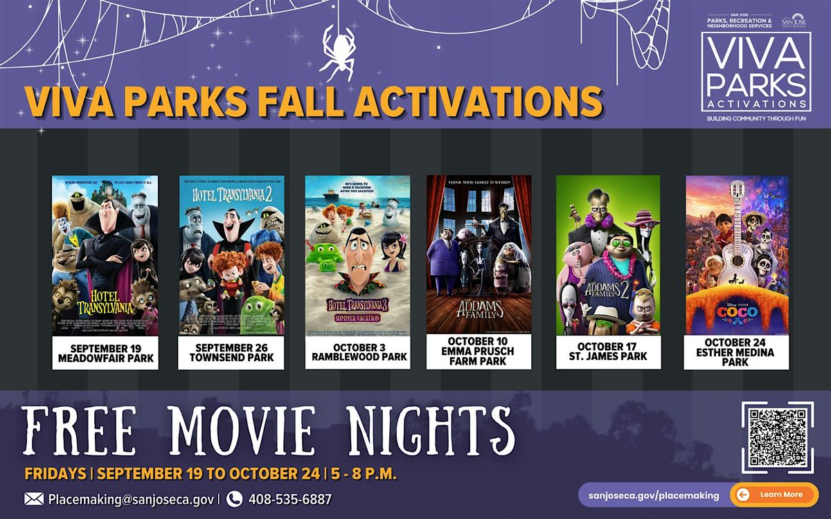 Viva Parks Spooktacular Movie Night - The Addams Family 2
