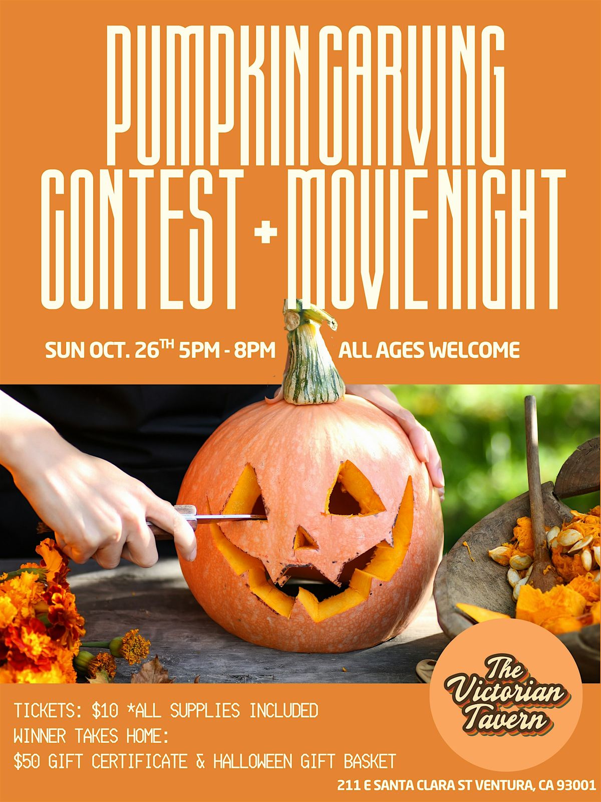 Pumpkin Carving Contest & Movie Night