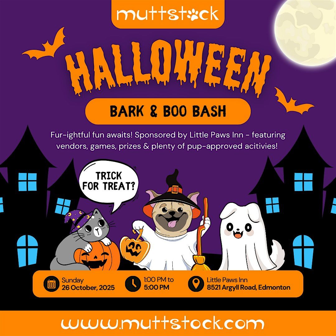 Halloween Bark & Boo Bash
