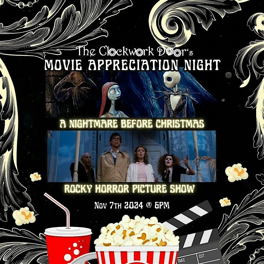 Double Movie Thursdays: Twice the Fun, Back-to-Back! at The Clockwork Door