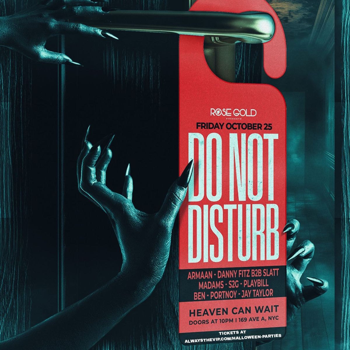 Do Not Disturb Halloween Party at Heaven Can Wait Nightclub