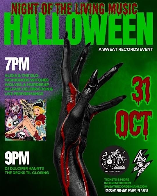 LIVE AT SWEAT: Alexa & The Old Fashioneds EP Release + Halloween Party