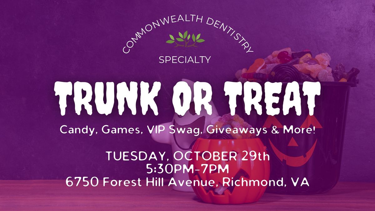 Commonwealth Dentistry Pediatrics Richmond Trunk or Treat