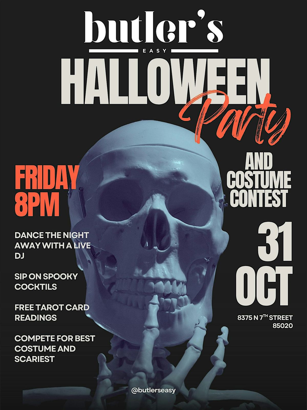 Halloween Party and Costume Contest at Butler's Easy!