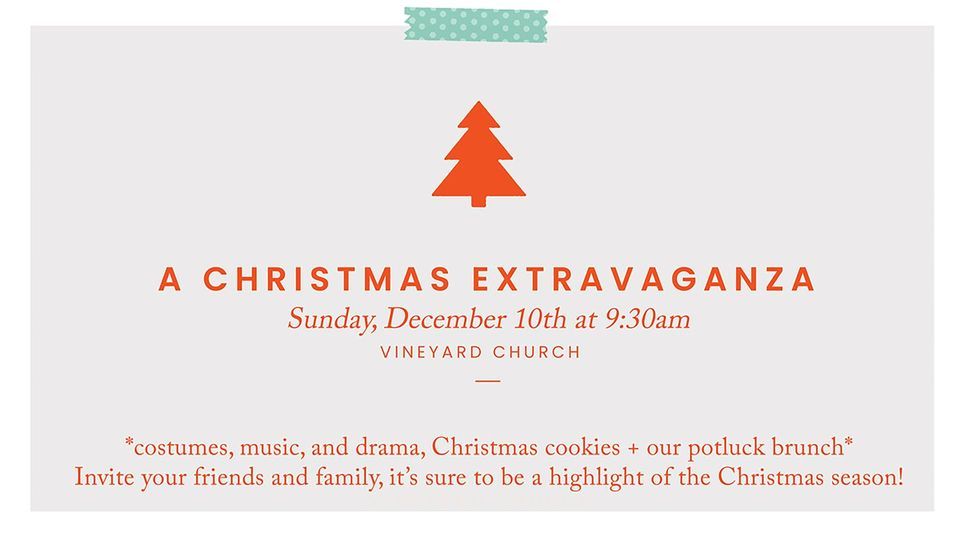 A Christmas Extravaganza Vineyard Church, Thiensville, WI December