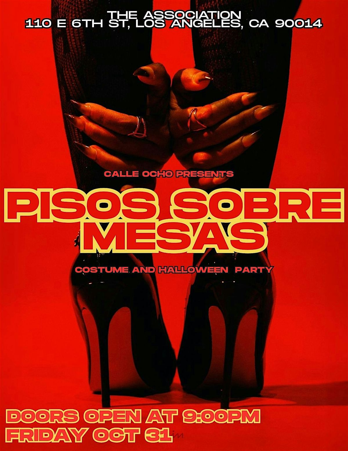 Pisos Sobre Mesas: Halloween Costume Party