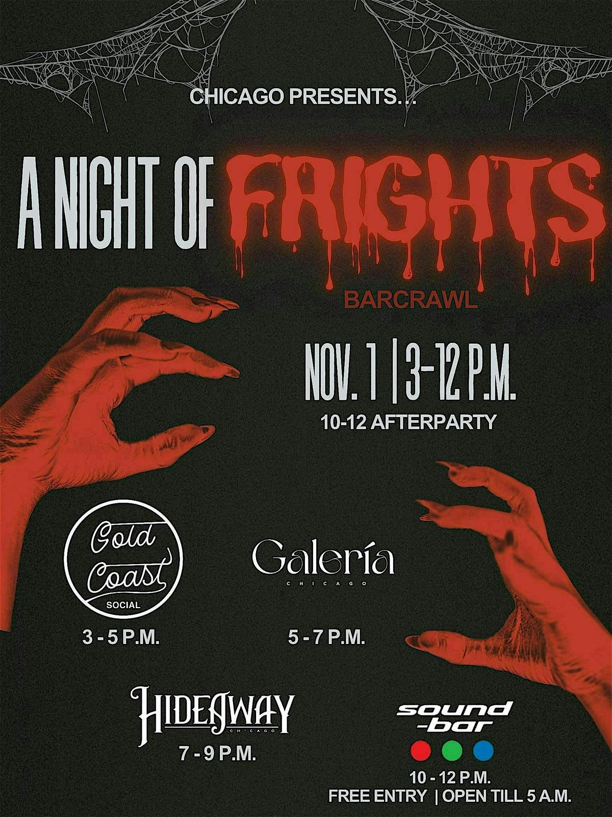 Chicago Presents - Night of Frights Bar Crawl