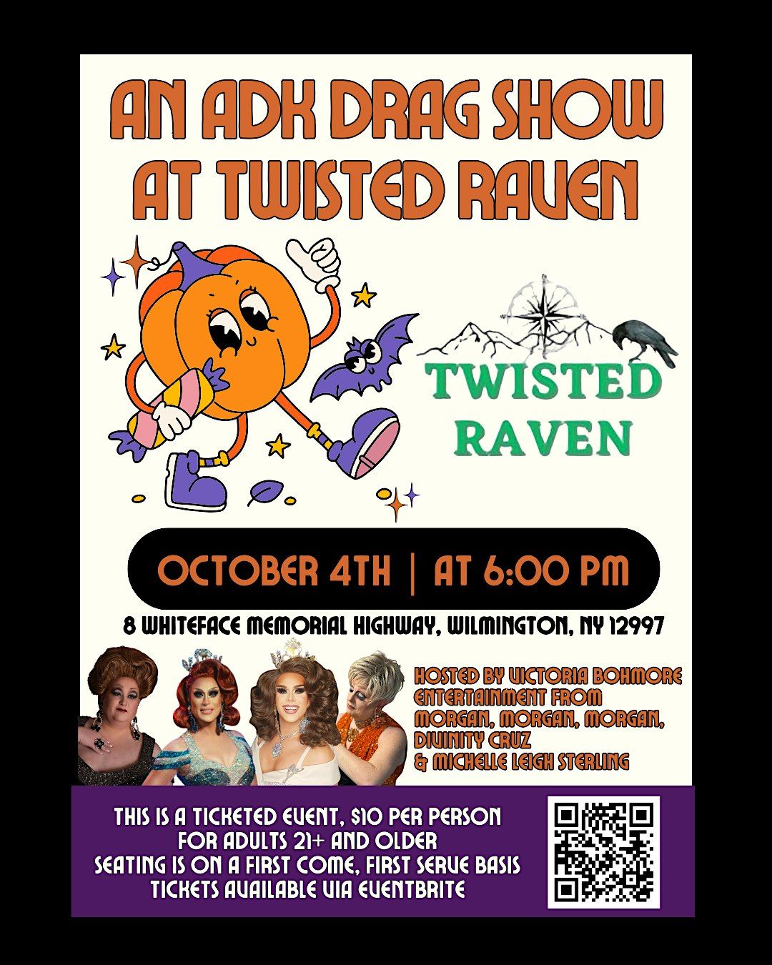 An ADK Drag Show at the Twisted Raven