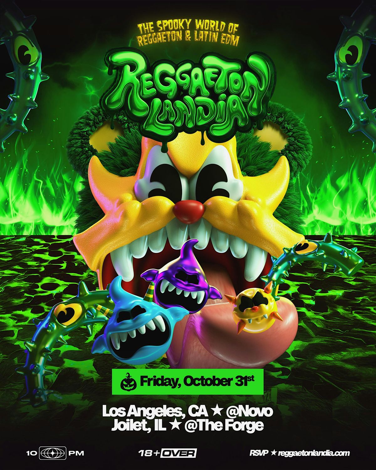 Reggaetonlandia Halloween Takeover Joilet (21+)