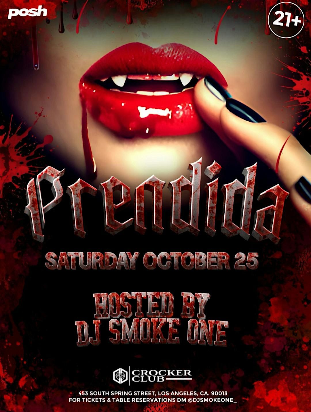 Prendida Halloween at Crocker Club LA 21+