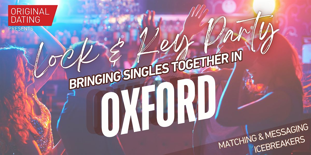 Halloween Singles Lock & Key Party - Oxford | Ages 30-45