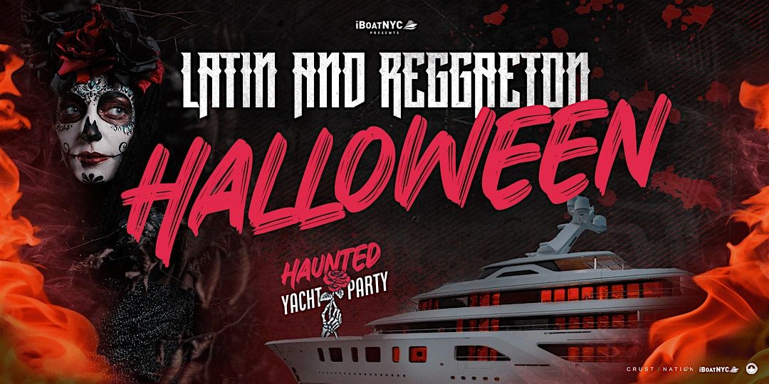 Latin & Reggaeton HALLOWEEN Party | HAUNTED MEGA YACHT