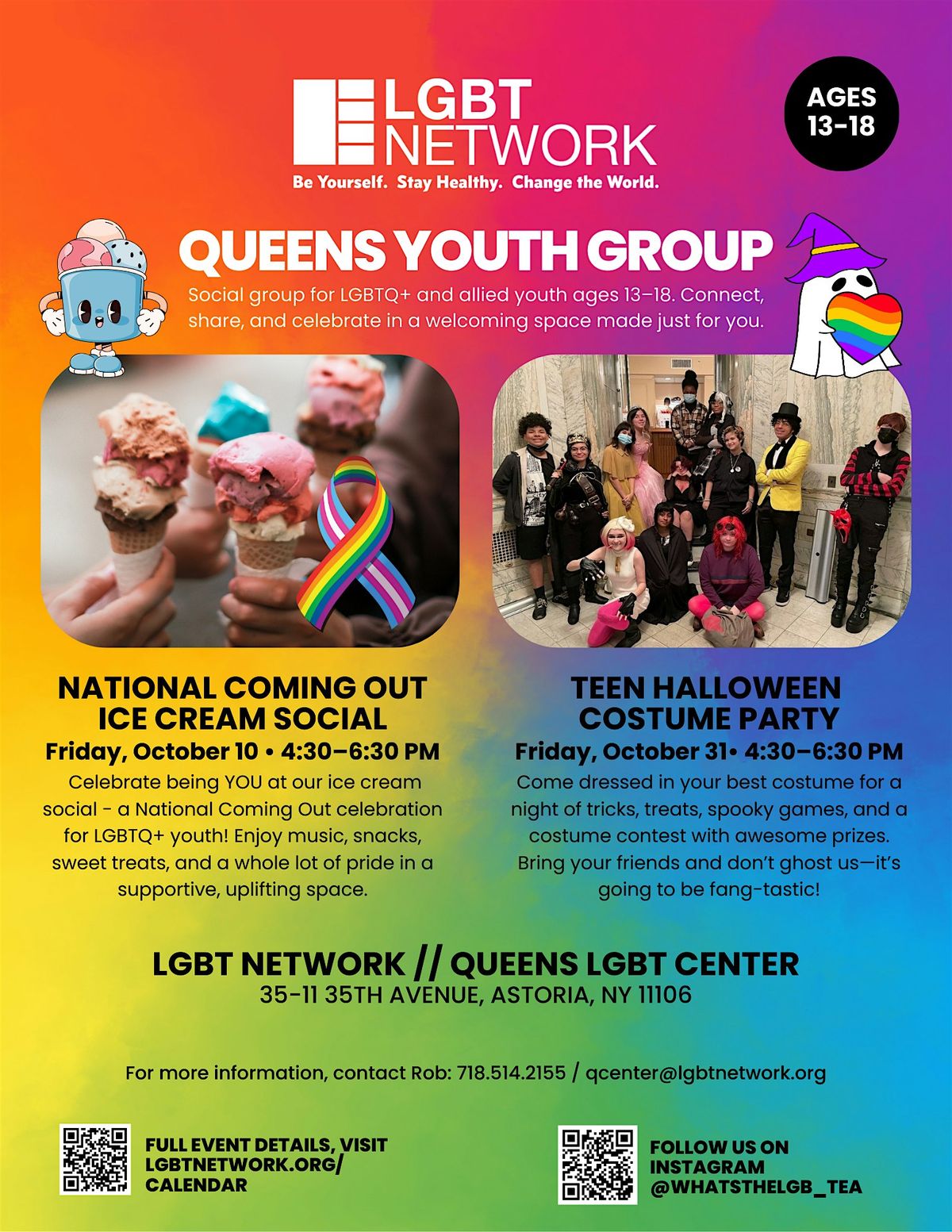 Queens Youth Group: Teen Halloween Party!