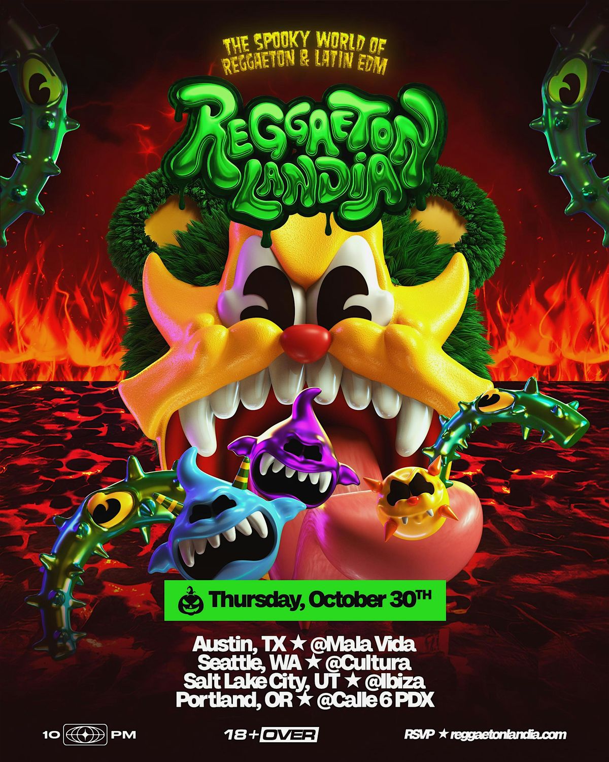 Reggaetonlandia Halloween Takeover Austin (21+)