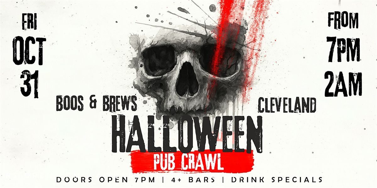 Boos & Brews Halloween Pub Crawl Cleveland 2025