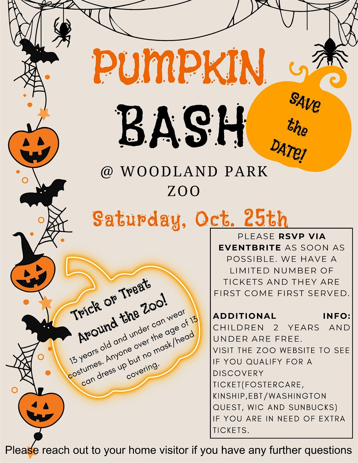 Pumpkin Bash at the Zoo