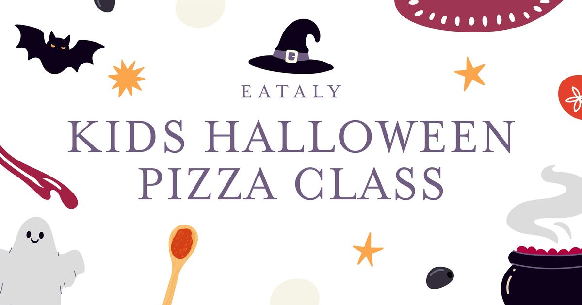 Kids Pizza Class - Halloween session