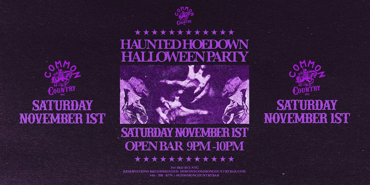 Halloween Weekend at Common Country