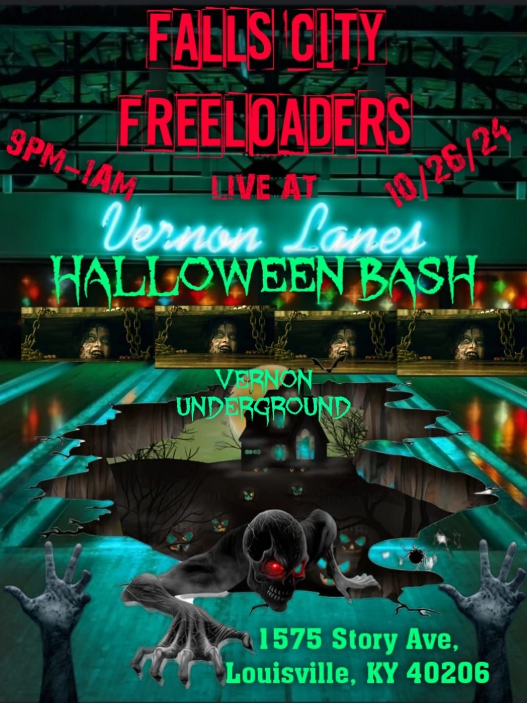 FALLS CITY FREELOADERS HALLOWEEN BASH AT VERNON LANES UNDERGROUND 